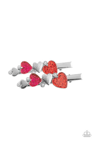 Heart Shocker Multi Paparazzi Hair Clip