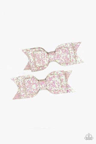 Sugar and Spice White Paparazzi Hair Bows