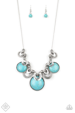Elemental Goddess Blue Paparazzi Necklace