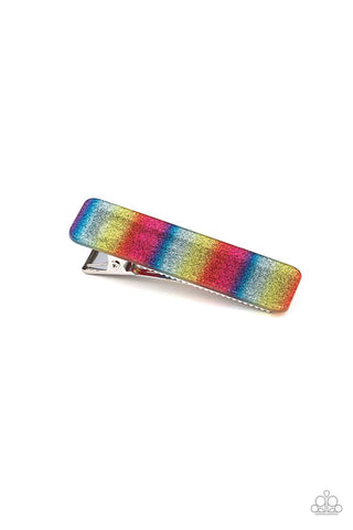 Stellar Rainbows Multi Paparazzi Hair Clip