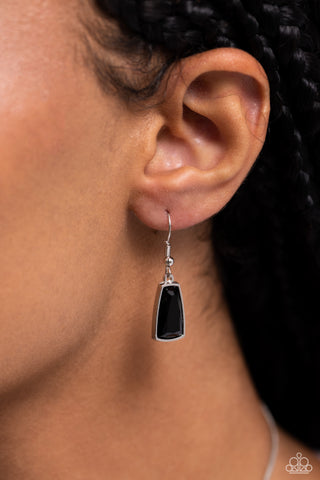 Luscious Luxe - Black - Shaped Bead Paparazzi Short Necklace