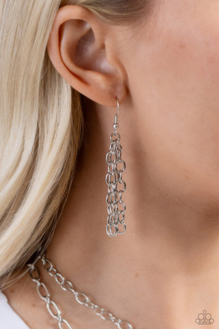 Layered Love - Purple - Heart Gem Tiered Paparazzi Short Necklace