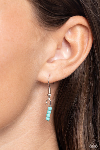 Nostalgic Novelty - White - Acrylic Flower Charm with Colorful Beads Paparazzi Short Necklace