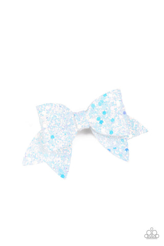 Confetti Princess White Paparazzi Hair Bow