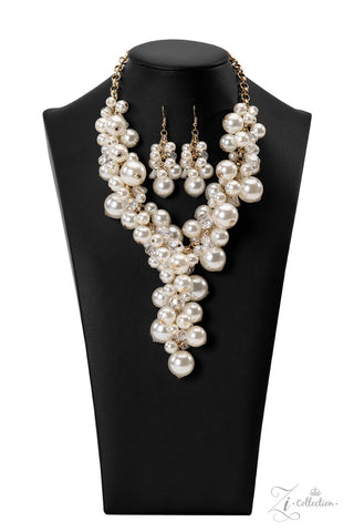 Flawless - 2022 Zi Collection - Pearl and Crystal Beads Paparazzi Y Necklace