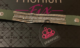 December 2018 Fashion Fix Exclusive Green Paparazzi Wrap Bracelet