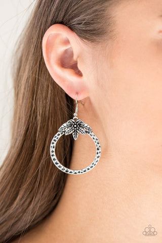 Island Insider Silver Paparazzi Earrings