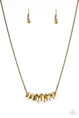 Leading Lady Brass Paparazzi Necklace