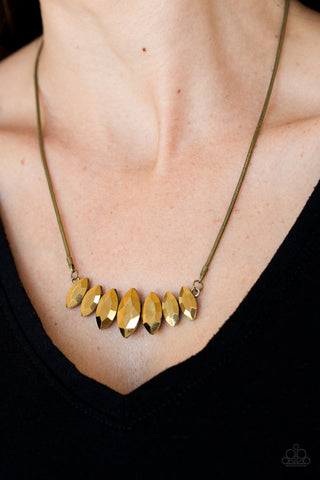 Leading Lady Brass Paparazzi Necklace
