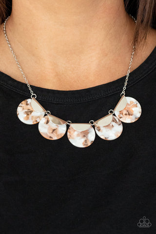 Mermaid Oasis Orange Paparazzi Necklace