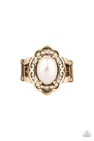 Metro Marina Brass Paparazzi Ring