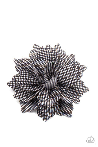 Plaid Prairies Black Paparazzi Hair Bow