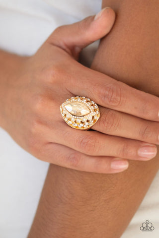 Royal Radiance Gold Paparazzi Ring