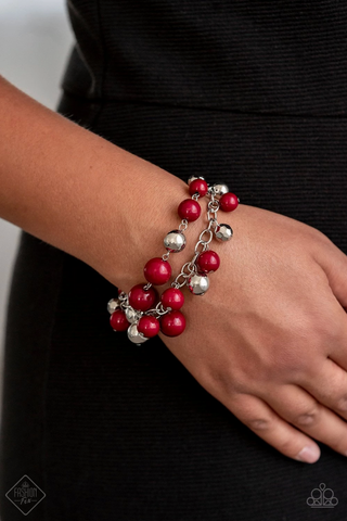 Party Posh Red Paparazzi Bracelet