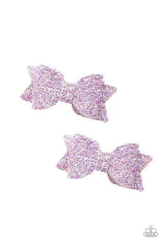 Sprinkle on the Sequins Purple Paparazzi Hair Clips