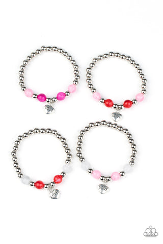 Kid's Starlet Shimmer LOVE Hearts Bracelet Set