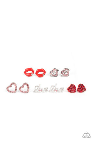 Kid's Starlet Shimmer Valentine's Earring Set