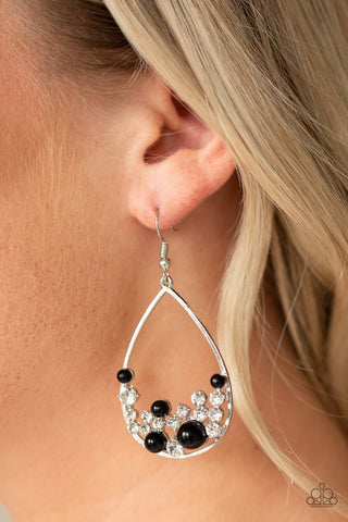 Town Car Black Paparazzi Earrings