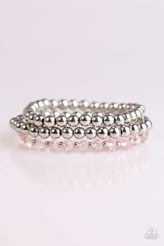 City Sleek Pink Bracelet