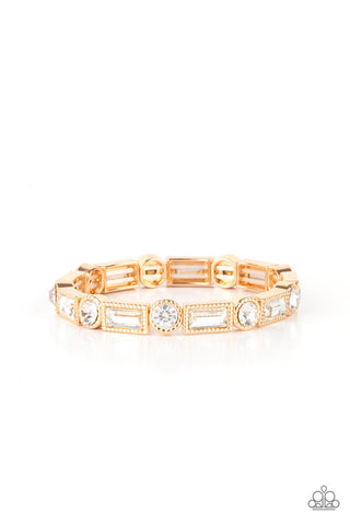 Classic Couture Gold Paparazzi Bracelet