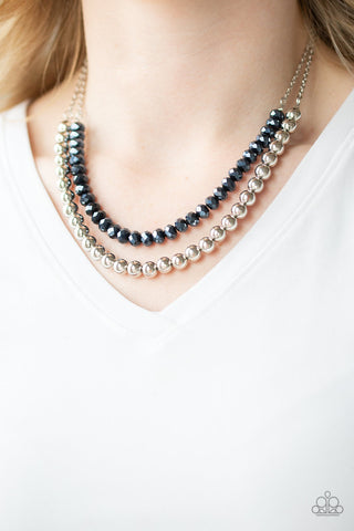 Color of the Day Blue Paparazzi Necklace
