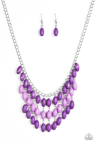 Delhi Diva Purple Paparazzi Necklace