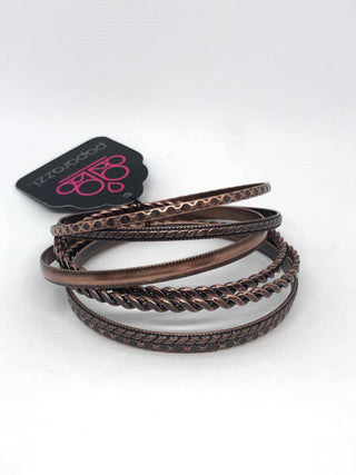 February 2019 Fashion Fix Exclusive Copper Bangle Paparazzi Bracelet