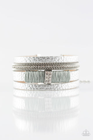 Glamor-azzi Silver Paparazzi Bracelet