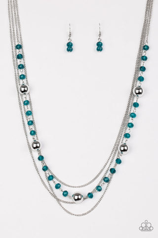 High Standards Blue Paparazzi Necklace