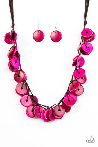 Jammin in Jamaica Pink Paparazzi Necklace