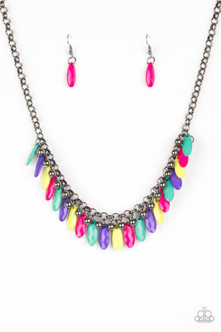 Jersey Shore Multi Paparazzi Necklace