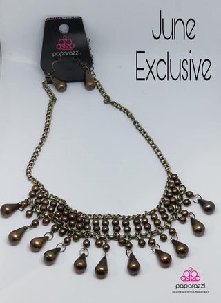 Don't Forget to BOSS! Brass June 2018 Fashion Fix Exclusive Paparazzi Necklace