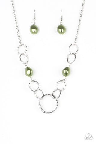 Lead Role Green Paparazzi Necklace