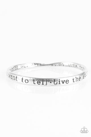 Live the Story Silver Paparazzi Bracelet