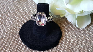 May 2019 Fashion Fix Exclusive Fancy Bling White Paparazzi Ring