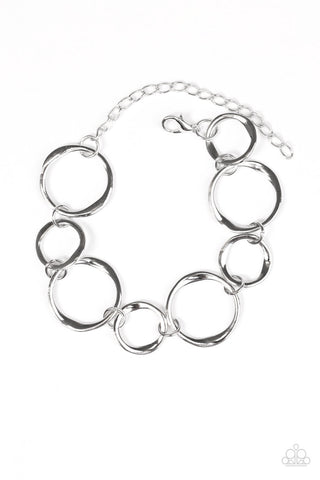 Metal Melody Silver Paparazzi Bracelet
