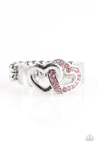 Pour Your Heart Out Pink Paparazzi Ring