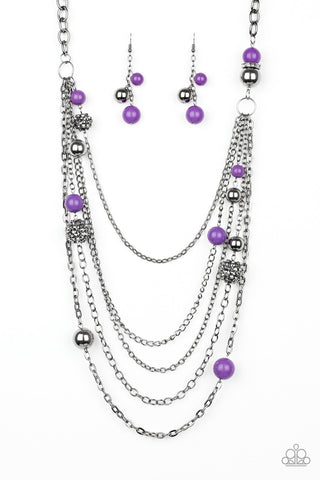 Radiant Renegade Purple Paparazzi Necklace