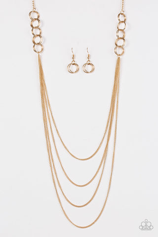 RING It On! Gold Paparazzi Necklace