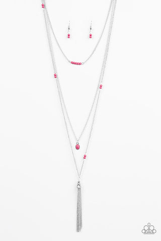 SANDSTONE Castles Pink Paparazzi Necklace