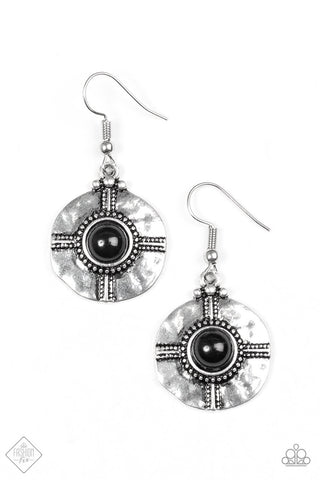 Southern Oasis Black Paparazzi Earrings