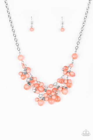 Spring Bride Orange Paparazzi Necklace