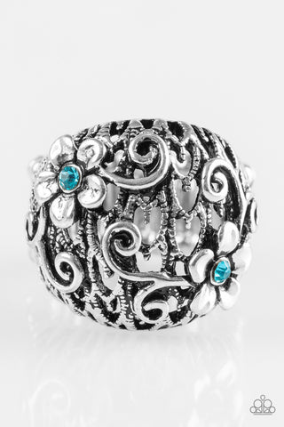 Spring Holiday Blue Paparazzi Ring
