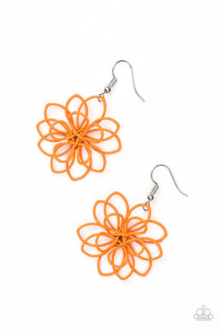 Springtime Serenity Orange Paparazzi Earrings