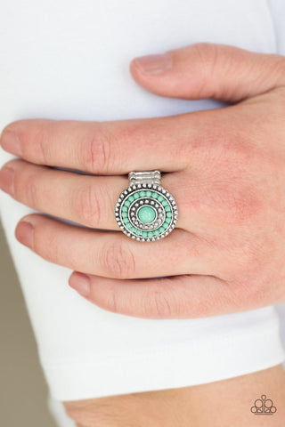 Tide Pools Green Paparazzi Ring