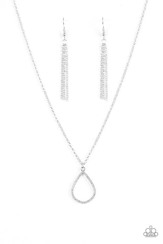Timeless Twinkle White Paparazzi Necklace